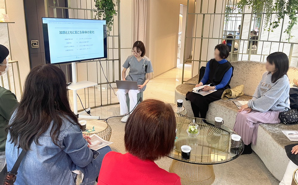 銀座こもれびクリニックで第3回 抗老化セミナー×美容医療体験会を開催しました